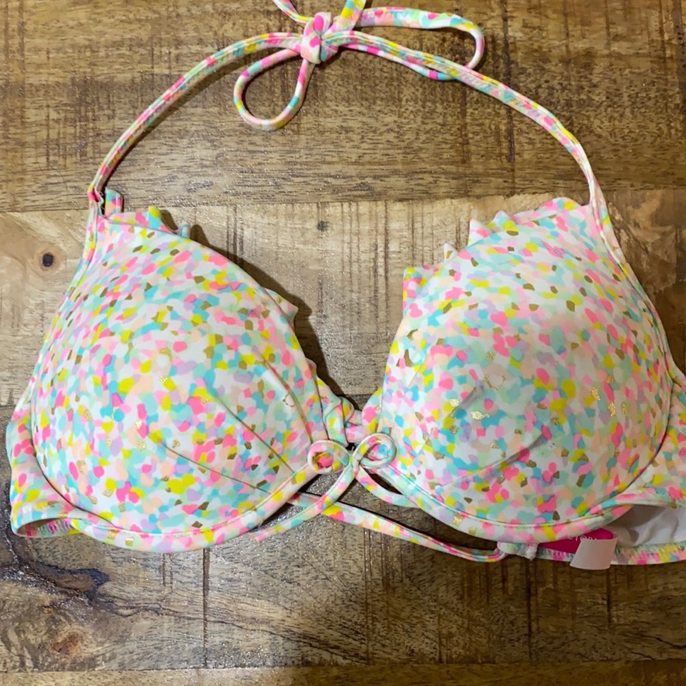 Victoria’s Secret Push-up Confetti Bathing Suit